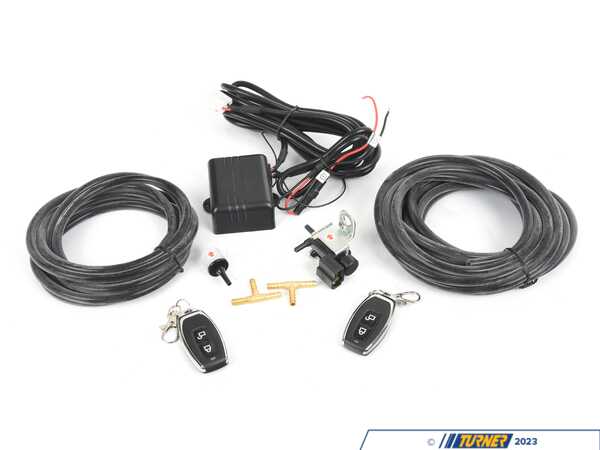 Bremmen Parts Remote Key Fob Switch Set & Exhaust Valve Installation Kit (Dual Valve) 591209-37