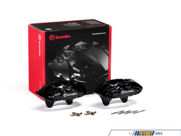 Brembo Brembo 4-Piston Brake Caliper Set - Front - Black 3411679947B