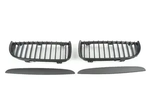 Autotecknic Stealth Black Front Grille Set - E90 / E91 - 3 SERIES
