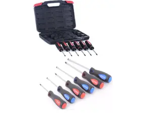 6 Piece Torx Screwdriver Set With 6 Piece Standard Screwdriver Set