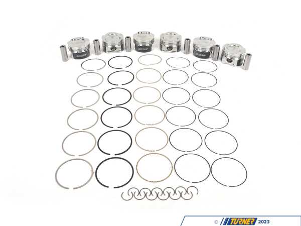 647005C-6 - BMW N55 S55 37cc Platinum Series Dish Piston Set