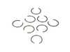 Supertech Forged B46/B48 Piston (Set Of 4) - 82.00mm (Standard) P4-MINB48-82-CR10.2 P4MINB4882CR10.2 View 5