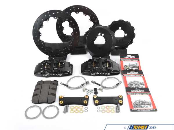 Wilwood Wilwood Dynapro 6 Front Hat Kit 12.88in Drilled Black - R53/R56 140-13062-D