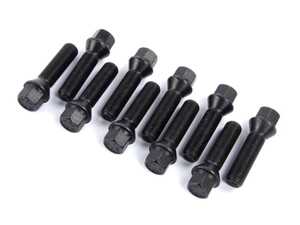  Dinan Cone Seat Lug Bolt Kit - M14x1.25x50mm - Black