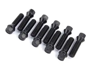  Dinan Cone Seat Lug Bolt Kit - M14x1.25x50mm - Black