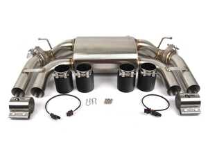 Active Autowerke Valved Axle-Back Exhaust - Black Tips - F87 M2 Competition