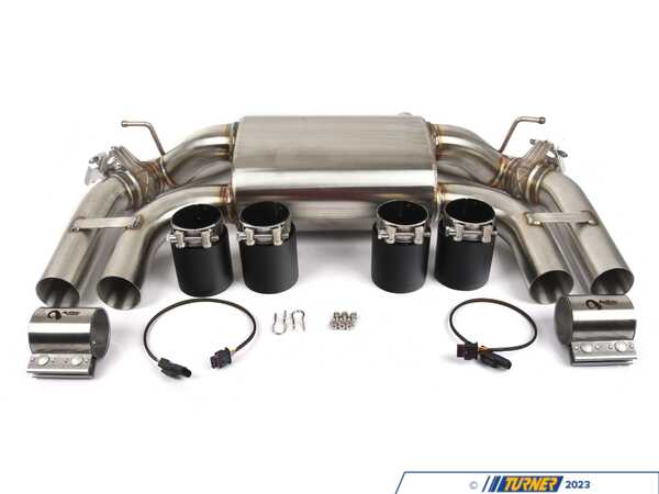 Active Autowerke Active Autowerke Valved Axle-Back Exhaust - Black Tips - F87 M2 Competition 11-067b