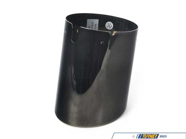 Genuine BMW TAILPIPE TIP, BLACK CHROME 18308679178