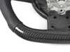 ECS MINI R56 Flat Bottom Carbon Fiber Steering Wheel (Carbon/Perforated Leather/Red Stitching/Red Center Stripe) - Gen 2 BM152-R5606-CPRR View 7