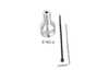 Mishimoto Mishimoto Non-Threaded Shift Knob Adapter - Silver MMSK-ADAP-BMW-SL View 3