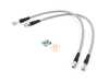 JH Motorsports  Front Stainless Brake Line Kit, Porsche Cayenne (Brembo 6-piston) 001-CLR-PAIR View 1