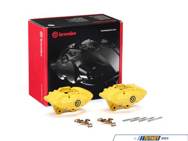 Brembo Brembo 2-Piston Brake Caliper Set - Rear - Yellow 342167994612Y