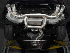 Performance Valved Cat-Back Exhaust With Aluminum Skid Plate - G42 M240i