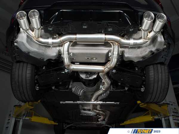 Doorbusters Performance Valved Cat-Back Exhaust With Aluminum Skid Plate - G42 M240i 039018LADBKT