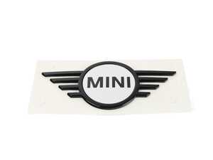 Trunk Emblem Black "Nanok White" - Newer Design F60