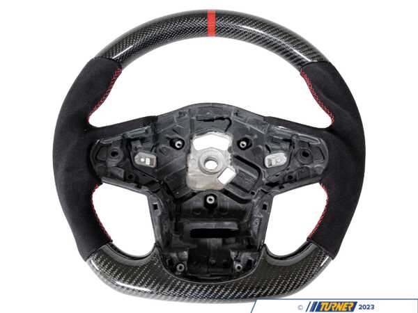 Suvneer Suvneer Motorsports Carbon Fiber Steering Wheel - Alcantara - Toyota A90 Supra A90CFSW-A