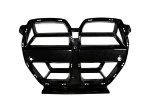 CSL Style Carbon Fiber Front Grille - G8X M3 M4 W/O Auto Cruise Control