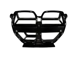 CSL Style Carbon Fiber Front Grille - G8X M3 M4 W/ Auto Cruise Control