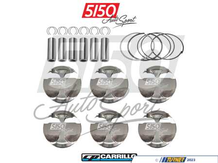CP-FPS-B58-XT-HD - CP-Carrillo Forged Piston Set - B58 Pro-Xtreme 82mm ...