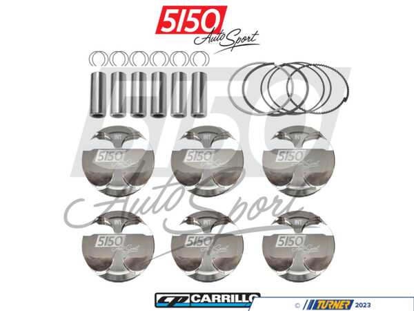 5150 Autosport CP-Carrillo Forged Piston Set - B58 Pro-Xtreme 82mm CP-FPS-B58-XT-HD