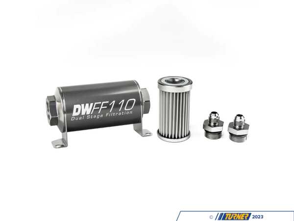 DeatschWerks 6AN 5 Micron Universal Inline Fuel Filter 8-03-110-005K-6