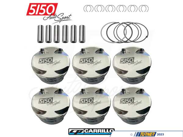 5150 Autosport CP-Carrillo Custom Forged Piston Set - B58 CP-FPS-B58-82