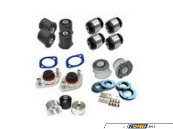 Packaged by Turner E46 Rear Suspension Bushing Overhaul Package E4600334232