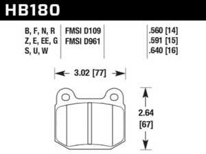Hawk HT-10 For StopTech ST-22 caliper