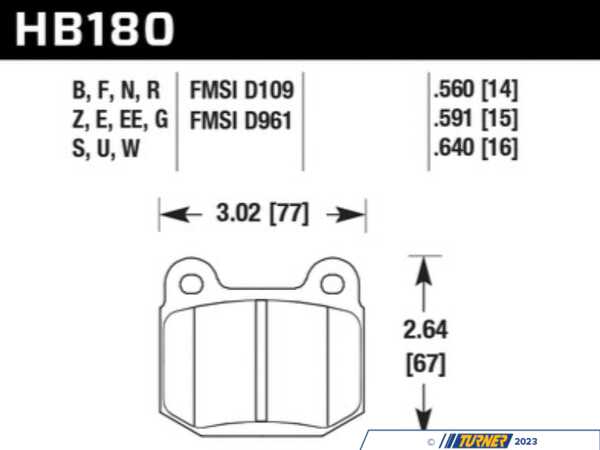 Hawk Hawk HT-10 For StopTech ST-22 caliper HB180S.560