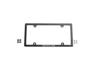 Rennline Carbon Fiber License Plate Frame 