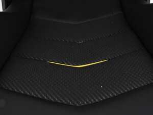 Speed V Passenger Seat - Black Leather/Yellow Suede Accent