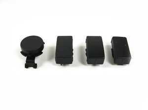 Genuine BMW Seat Trim Cover - Black - E39 E38