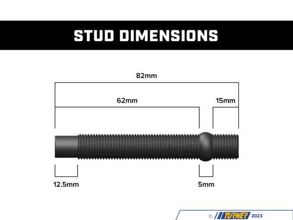 ECS Wheel Stud Conversion Kit - Half Set 001467ECSHKT3