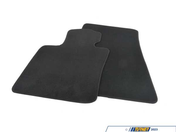 Genuine MINI Front Carpet Factory Floor Mats Set Velour Black - Priced As Set 51475A56039