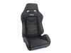 Recaro Speed V Passenger Seat - Black Leather/Yellow Suede Accent 7227110.2.3172 View 2