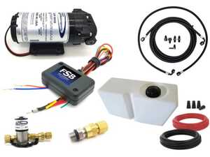 JB4 Universal Water/Methanol Injection Kit & Stainless Steel Braided Line Upgrade, 3 Gallon Stealth Tank
