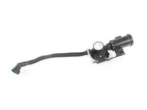 Venting line with leak diagnosis module	