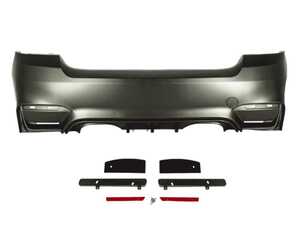 M4 Style Rear Bumper w/ Quad Exit - E92 E93 3-Series Coupe & Convertible