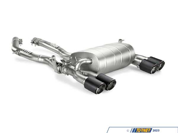 Akrapovic Akrapovic 14-17 BMW M3 (F80) Slip-On Line (Titanium) w/ Carbon Tips M-BM/T/8H-C