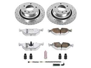 Power Stop Z26 Street Warrior Brake Upgrade Kit - Rear - BMW E85/86 3.0i 3.0Si