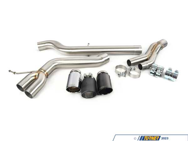 Enthusiast Bundles Muffler And Res Delete & 3.5" Chrome Exhaust Tips - E82 128i 030471LAEBKT