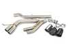 Enthusiast Bundles Muffler And Res Delete & 3.5" Chrome Exhaust Tips - E82 128i 030471LAEBKT View 2