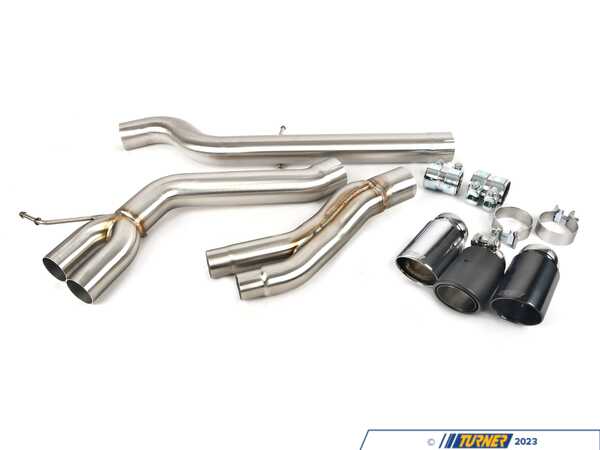 Doorbusters E82 128 Muffler And Res Delete With FREE 3.5" Exhaust Tips 030471ladbKT