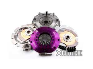 Clutch Kit Inc Chromoly Flywheel; 8" Twin Sprung Ceramic Clutch Discs
