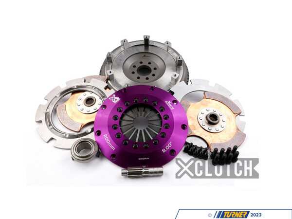 XClutch Clutch Kit Inc Chromoly Flywheel; 8" Twin Sprung Ceramic Clutch Discs XKMC20520-2E