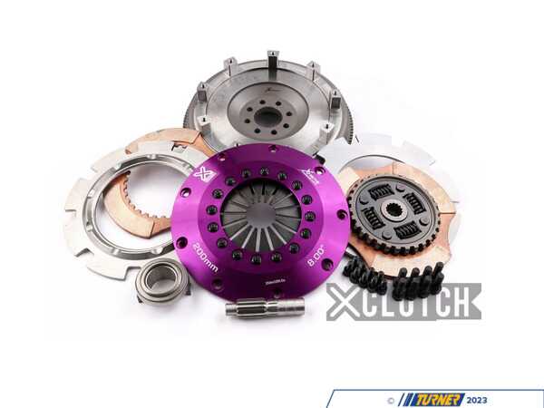 XClutch Clutch Kit Inc Chromoly Flywheel; 8" Twin Sprung Ceramic Clutch Discs XKMC20520-2B