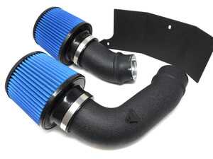 BMS Elite F97 X3M & F98 X4M Performance Intake - Blue Filters - Matte Black Piping