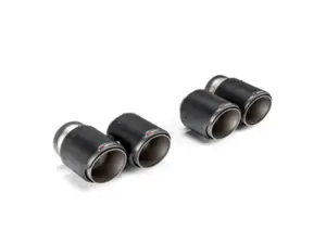 BMW G8X Akrapovic Tail Pipe Set - Classic Carbon Design