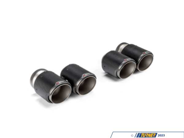 Akrapovic BMW G8X Akrapovic Tail Pipe Set - Classic Carbon Design TP-CT/68