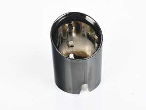 TAILPIPE TIP, BLACK CHROME